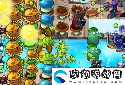 植物大戰(zhàn)僵尸雜交版冒險24關怎么放置植物