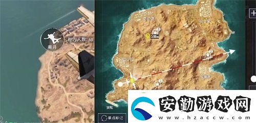 和平精英黃金島礦機在哪
