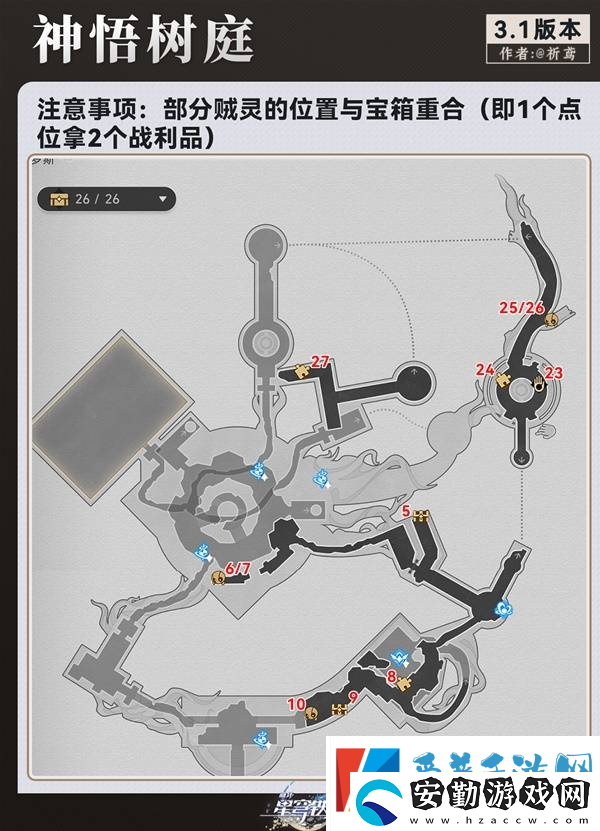 崩壞星穹鐵道永夜囈語密林神悟樹庭寶箱收集攻略