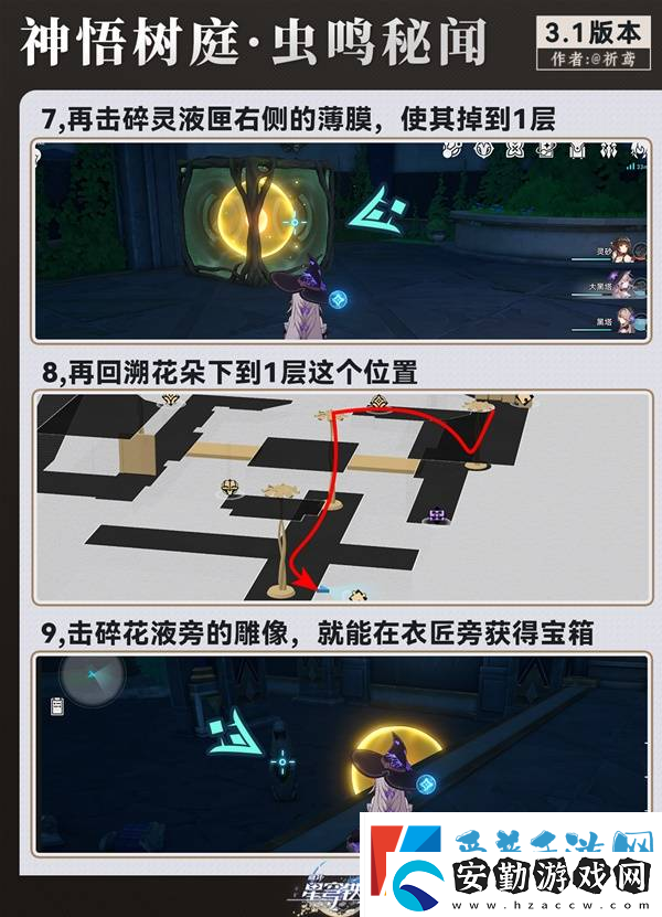 崩壞星穹鐵道永夜囈語密林神悟樹庭寶箱收集攻略