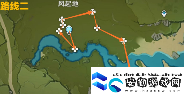 原神風(fēng)車菊最佳采集路線