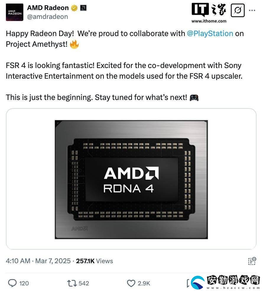 AMD與索尼聯(lián)手打造FSR