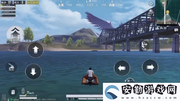 和平精英怎么堵橋