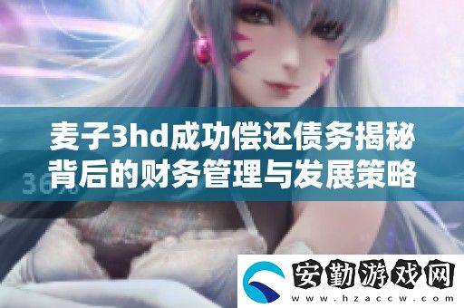 麥子3hd成功償還債務揭秘背后的財務管理與發(fā)展策略
