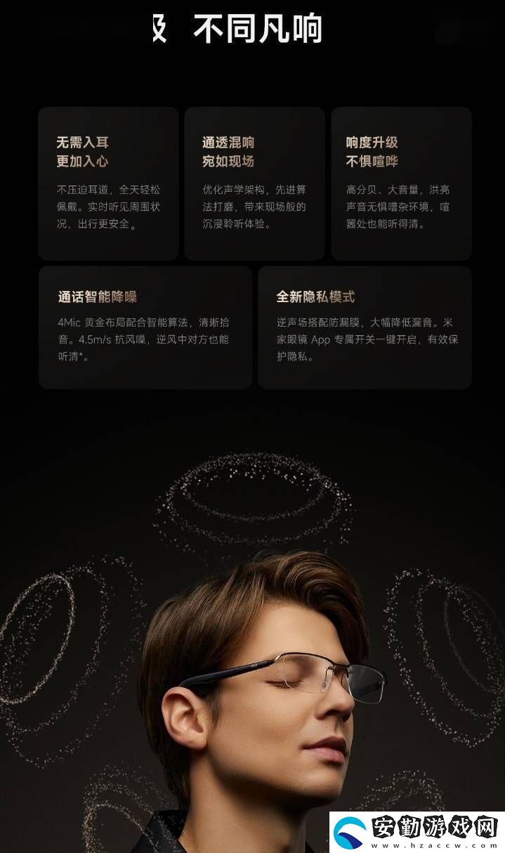 小米MIJIA智能音頻眼鏡2眾籌上線(xiàn)
