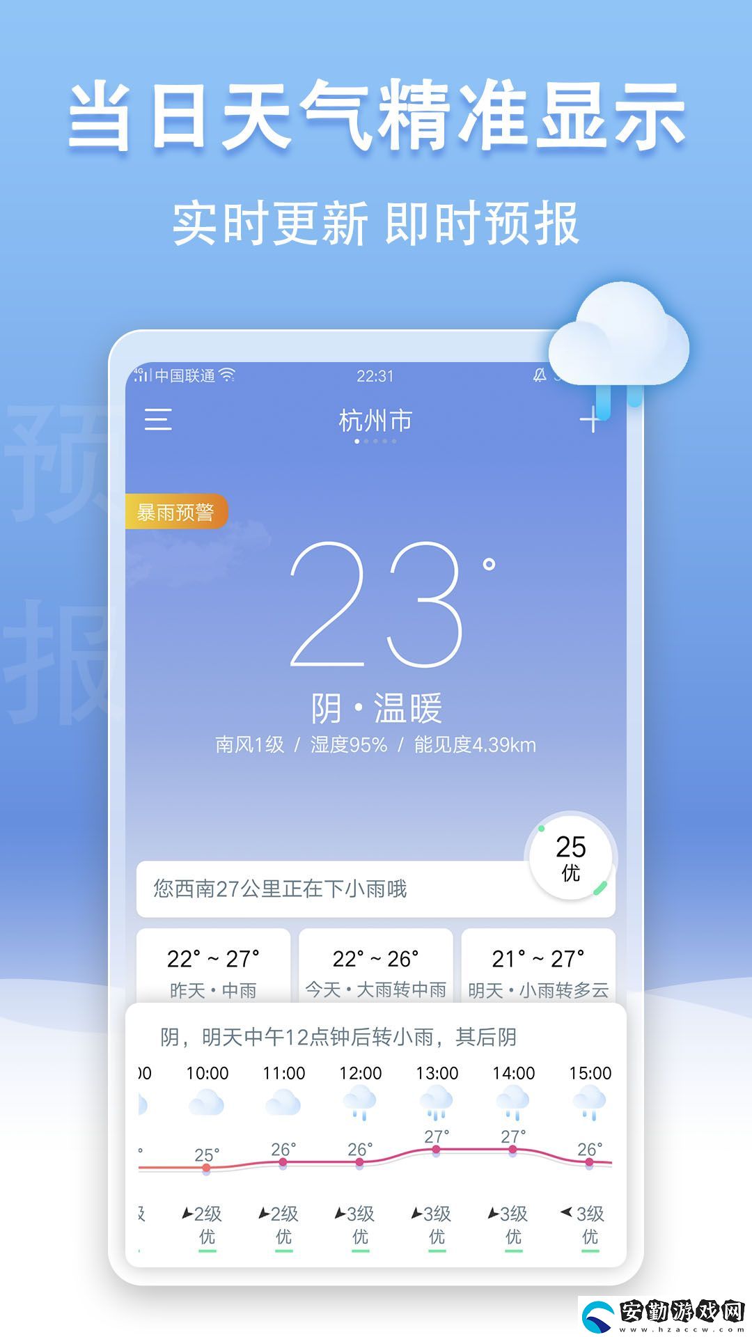 天氣預(yù)報(bào)24小時(shí)詳情軟件有哪些