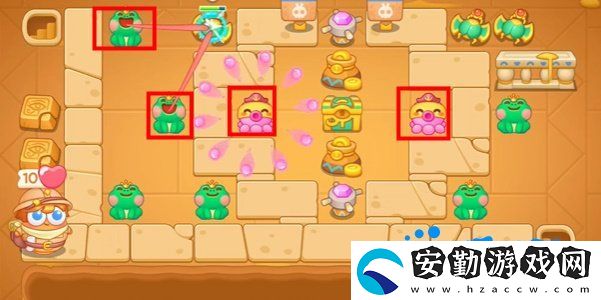保衛(wèi)蘿卜4法老歸來第110關怎么過